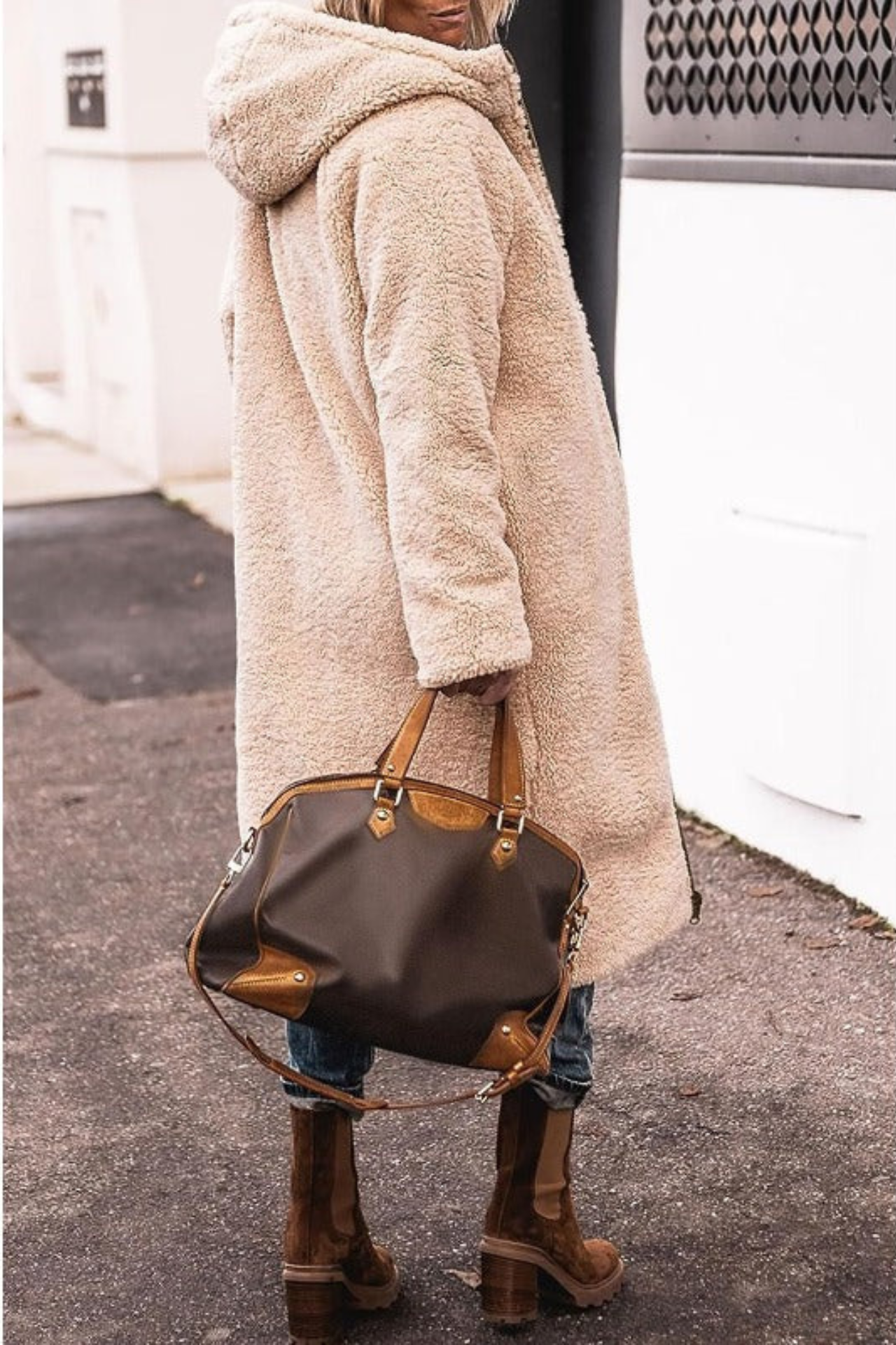 Laluna | Elegant Reversible Coat for Women